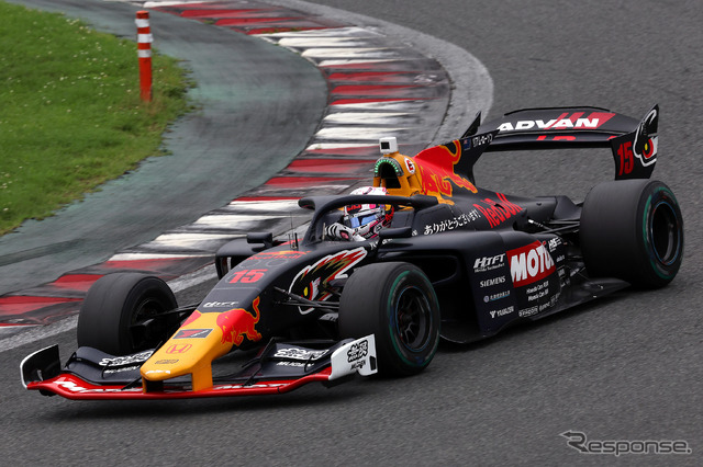 優勝した#15 リアム・ローソン(TEAM MUGEN)