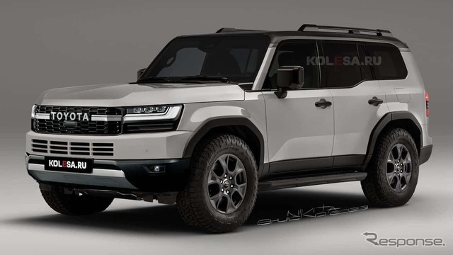 トヨタ ランドクルーザー プラド 次期型(予想CG)