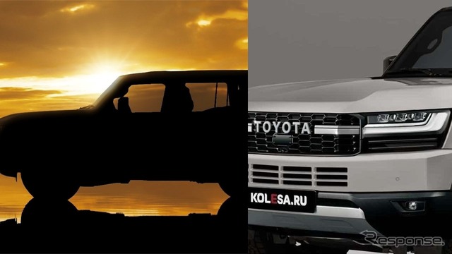 1位) これが新型トヨタ『ランドクルーザー プラド』最終デザインだ!レクサス GXとはどう違う?