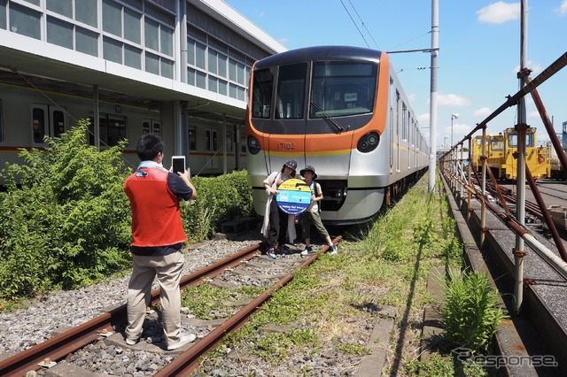 東京メトロ綾瀬工場岩倉高校探訪ツアー