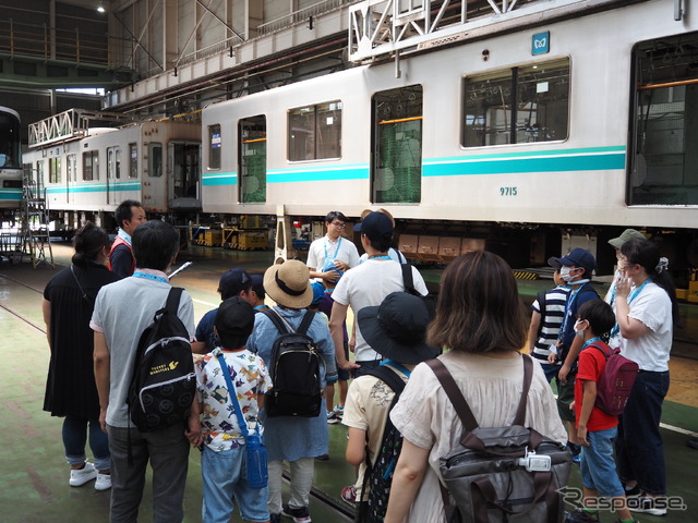 東京メトロ綾瀬工場岩倉高校探訪ツアー