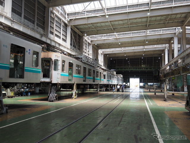 東京メトロ綾瀬工場岩倉高校探訪ツアー