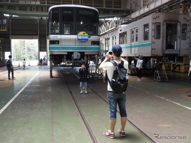 東京メトロ綾瀬工場岩倉高校探訪ツアー