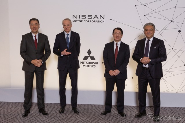 ルノー・日産・三菱自動車、提携の新たな取り組みを発表（2023年2月）