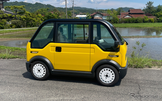 KGモーターズが開発中の1人乗り超小型EV