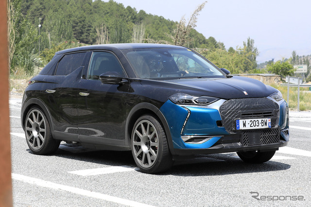 DS 3 E-TENSE スポーツ(仮)プロトタイプ(スクープ写真)