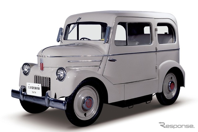 日産の全身企業のひとつ、東京電気自動車が製造した電気自動車、たま