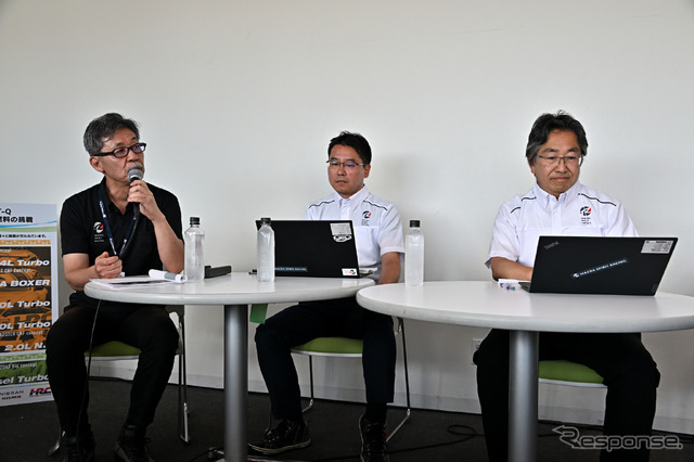 参戦発表会見