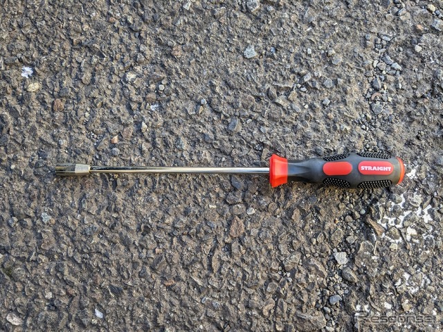 空気圧調整のために仕入れた道具の一例