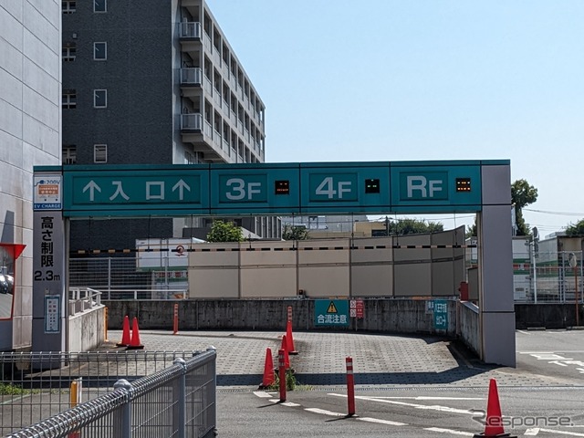 キャブコンではほとんどの立体駐車場は停められない