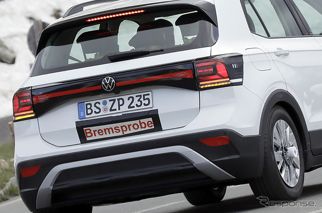 VW T-Cross 改良新型プロトタイプ(スクープ写真)