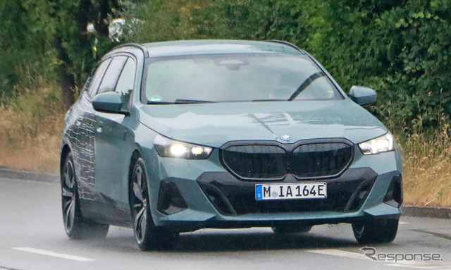 BMW i5ツーリング プロトタイプ(スクープ写真)