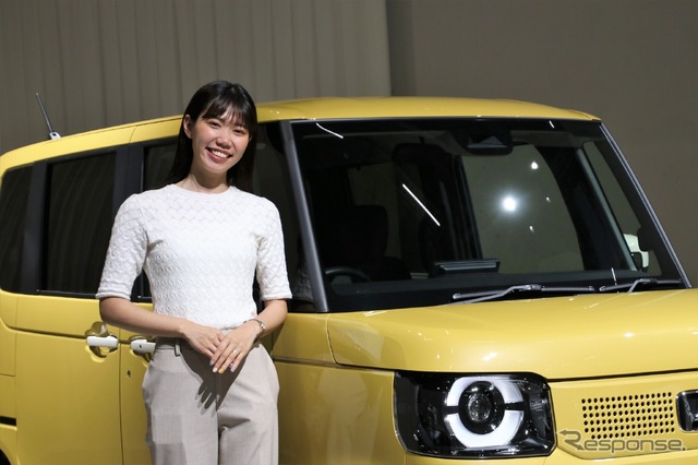 本田技術研究所デザインセンターCMF(カラー・マテリアル・フィニッシュ)デザインPLの松村美月さん