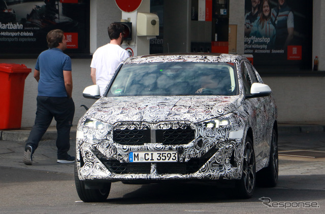 BMW X2 次期型プロトタイプ(スクープ写真)