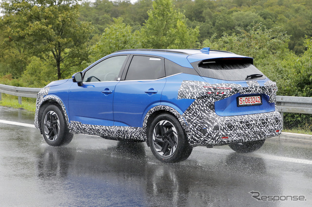 日産 キャシュカイ 改良新型プロトタイプ(スクープ写真)