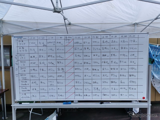EV試乗会は全枠が埋まる好評さ