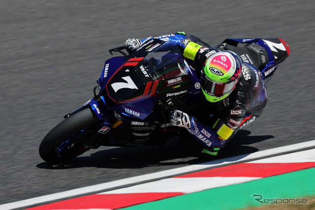 2番手タイムの#7 YART Yamaha Official EWC TEAM(ニッコロ・カネパ/マーヴィン・フリッツ/カレル・ハニカ)
