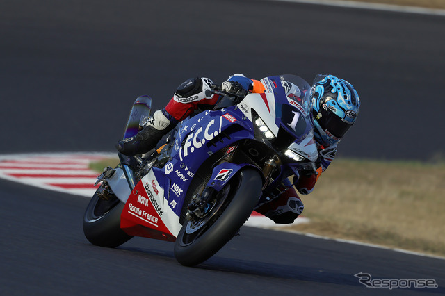 10番手スタートの#1 F.C.C. TSR Honda France(マイク・ディ・メリオ/アラン・テシェ/タラン・マッケンジー)