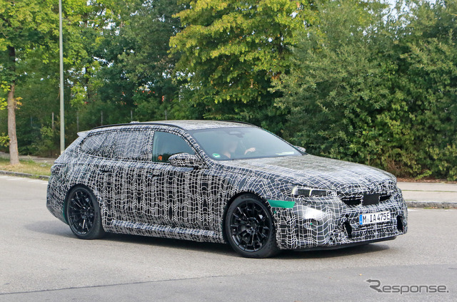 BMW M5 ツーリング プロトタイプ(スクープ写真)