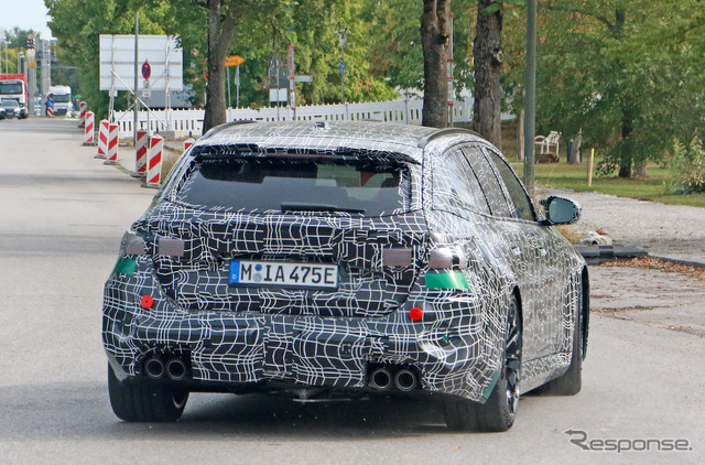 BMW M5 ツーリング プロトタイプ(スクープ写真)