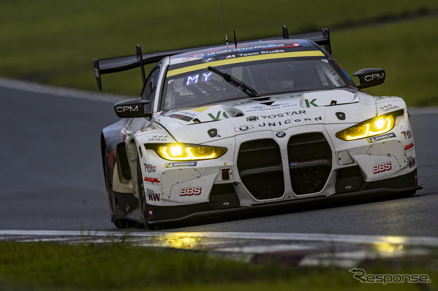 GT300クラス2位の#7 Studie BMW M4(荒聖治/柳田真孝)