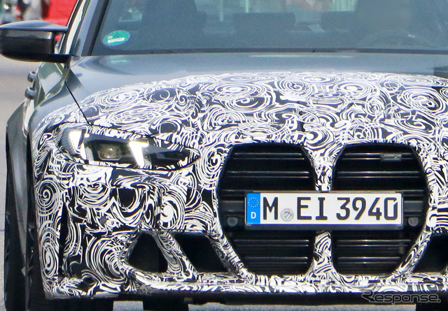 BMW M3セダン 改良新型プロトタイプ(スクープ写真)
