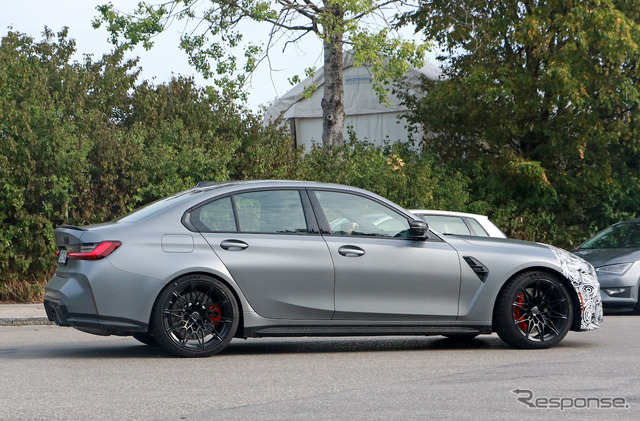 BMW M3セダン 改良新型プロトタイプ(スクープ写真)