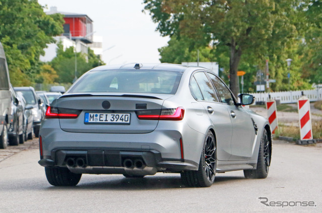 BMW M3セダン 改良新型プロトタイプ(スクープ写真)