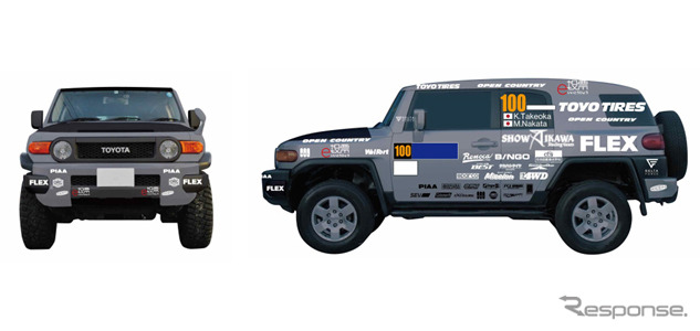 FLEX SHOW AIKAWA Racing with TOYO TIRES 車両イメージ