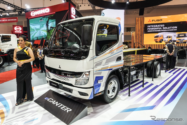 三菱ふそう eキャンター(GAIKINDOインドネシア国際オートショー 2023)
