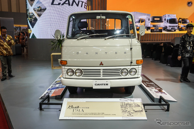 三菱ふそうのキャンターT91A(GAIKINDOインドネシア国際オートショー2023)