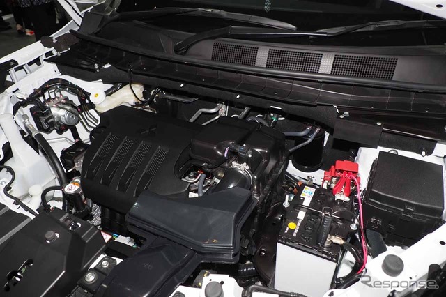 パワートレインには1.5L直4MIVECエンジンとCVTの組み合わせ(GAIKINDOインドネシア国際オートショー2023)