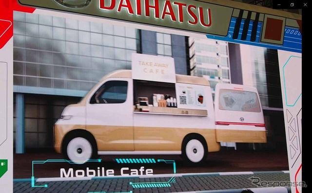 活用例その2「移動カフェ」(インドネシア国際モーターショー2023)