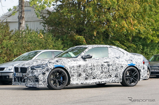 BMW M2 CS プロトタイプ(スクープ写真)