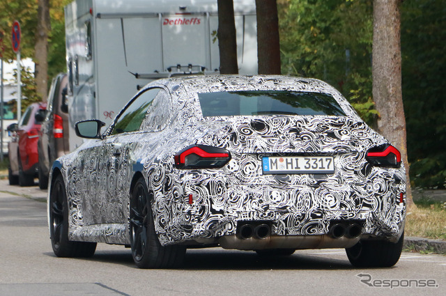 BMW M2 CS プロトタイプ(スクープ写真)