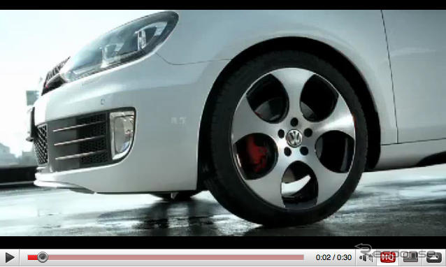 VW ゴルフ GTI 新型…クールなCM