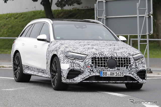 メルセデスAMG E53 ステーションワゴン 新型プロトタイプ(スクープ写真)