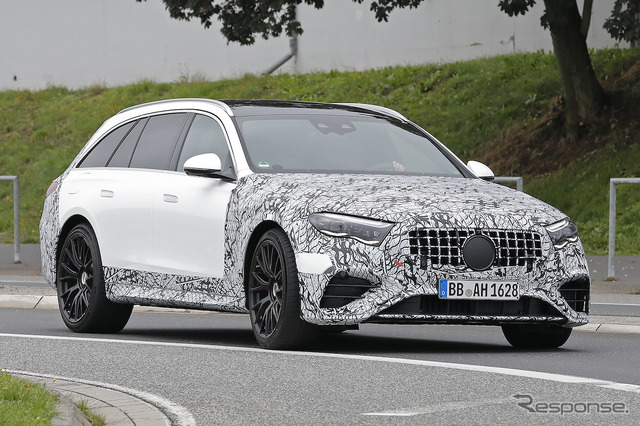 メルセデスAMG E53 ステーションワゴン 新型プロトタイプ(スクープ写真)