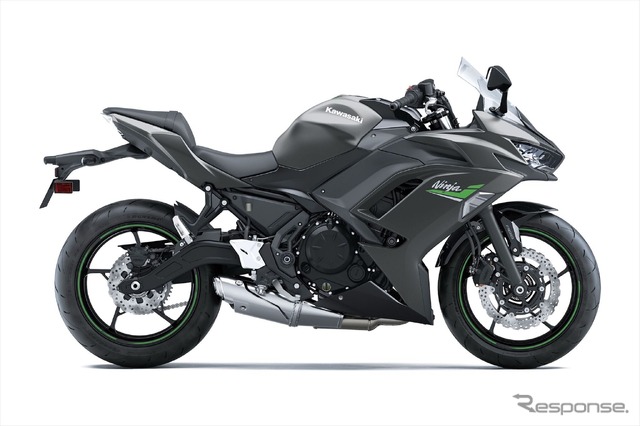 「Ninja 650 (メタリックマットグラフェンスチールグレー×エボニー)」