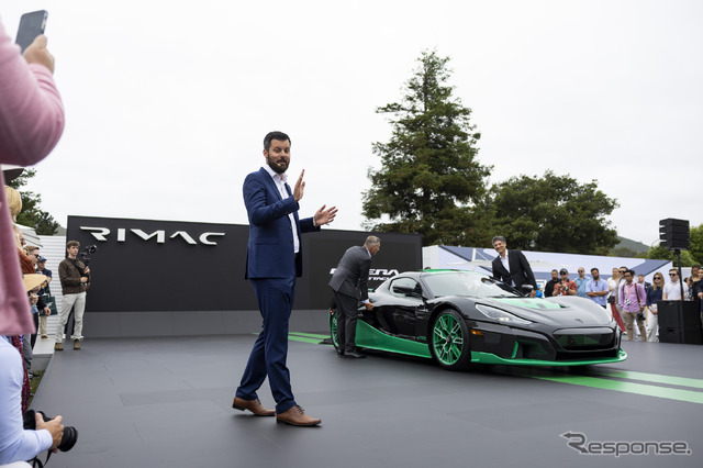 リマック・ネヴェーラの「タイムアタック」(ザ・クエイル・モータースポーツ・ギャザリング2023)