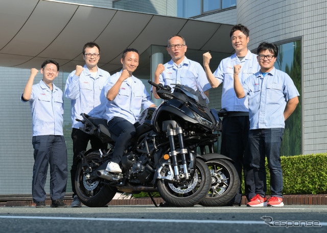 ヤマハ ナイケンGT 新型と開発メンバー