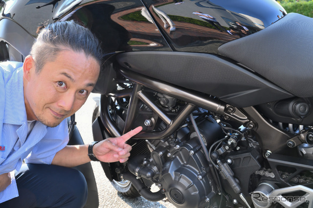 ヤマハ ナイケンGT 新型プロジェクトリーダー平川伸彦氏こだわりの新設計フレーム