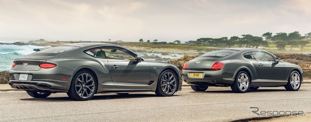 ベントレー・コンチネンタル GT スピード のワンオフモデルと初代 コンチネンタル GT