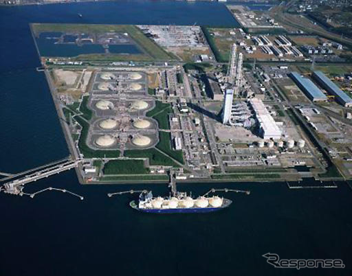 東京電力の富津火力発電所、LNG受入が累計1億t