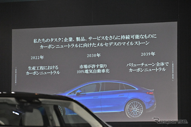 メルセデスベンツ EQE SUV 発表会