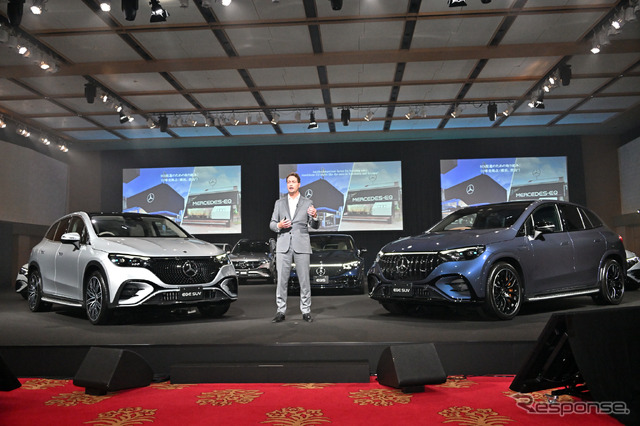 メルセデスベンツ EQE SUV 発表会