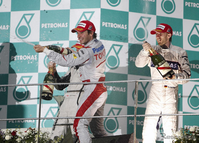 【トヨタF1】グロック、チームに2戦連続の表彰台…マレーシアGP
