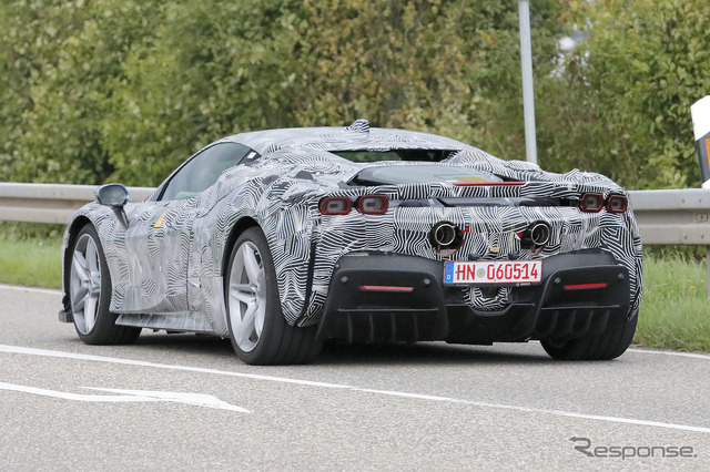 フェラーリ SF90 後継モデル プロトタイプ(スクープ写真)