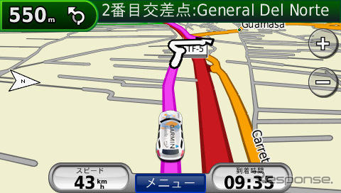 【GARMIN nuvi205W インプレ】カナリア諸島で、マドリッドで…西川淳