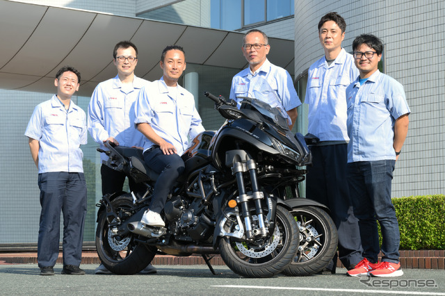 ヤマハ ナイケンGT 新型と開発メンバー